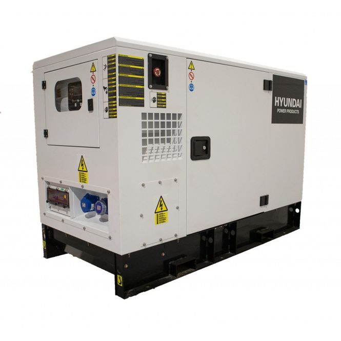 Hovedbilde HYUNDAI DG14KSE Diesel strømaggregat 230V 3-Fase 13,8kVA - 1500R