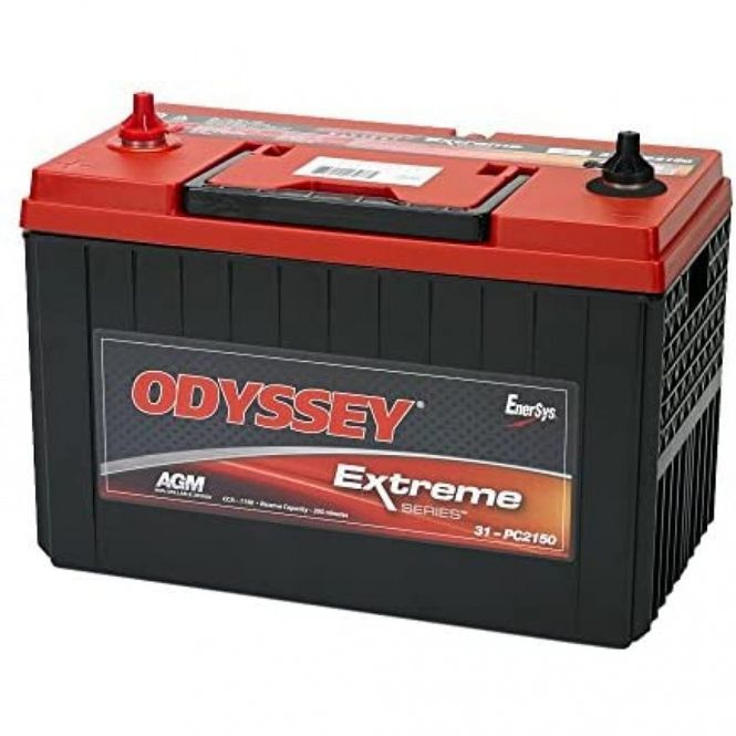 Hovedbilde ODYSSEY AGM Batteri 12V 100AH 1150CCA (331x173x239mm) +høyre
