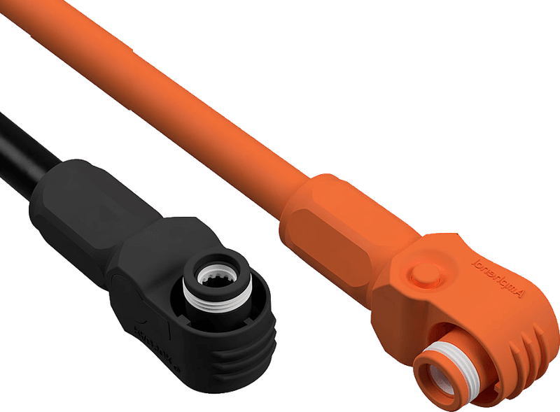 SKANBATT kabelsett 3U rackbatteri (Rød og svart ) - 25mm2 -30cm