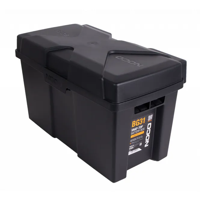 Hovedbilde Batterikasse 372x185x205mm (innvendig) plast stor