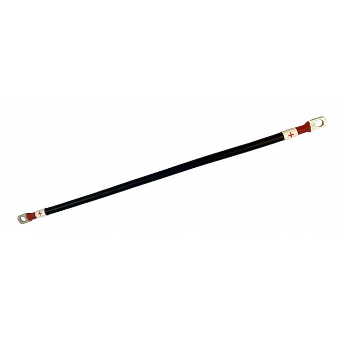 Hovedbilde Batterikabel 50mm2 med 8mm øyer 20cm - PLUSS (rød)