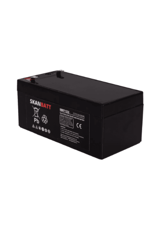 RITAR AGM Batteri 12V 3,2AH (134x67x61mm) F1