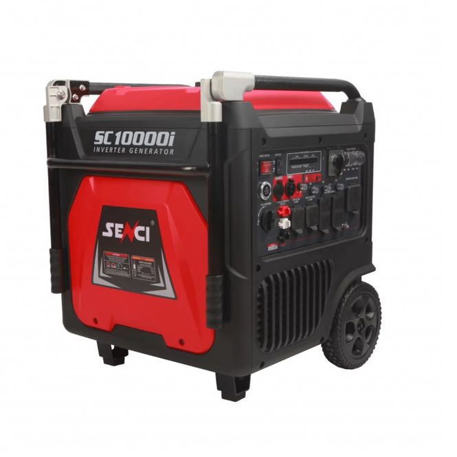 Hovedbilde SENCI SC10000i Inverter Aggregat - Bensin - Max 9000W - ATS / Relestyring - Elektrisk start