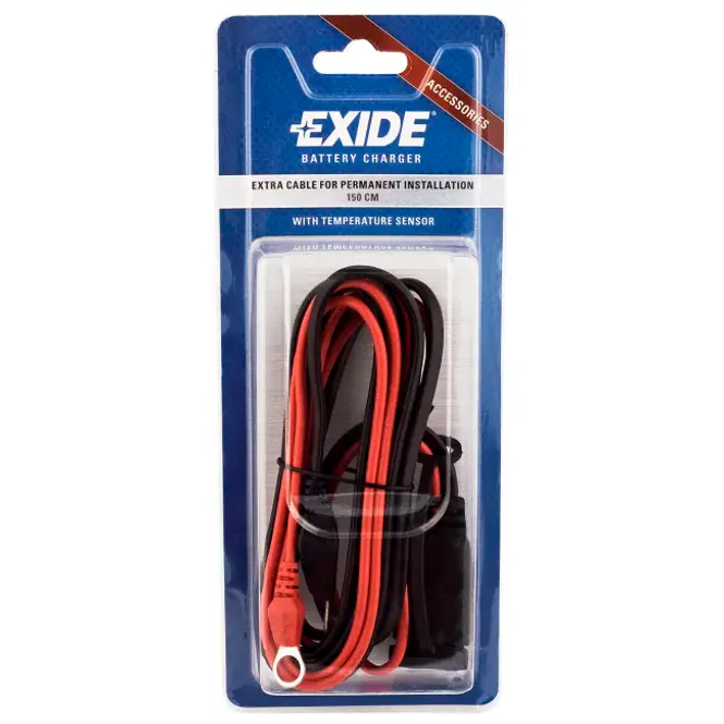 Hovedbilde Exide Batterikabel m/kabelsko og temp.sensor 1,5 m