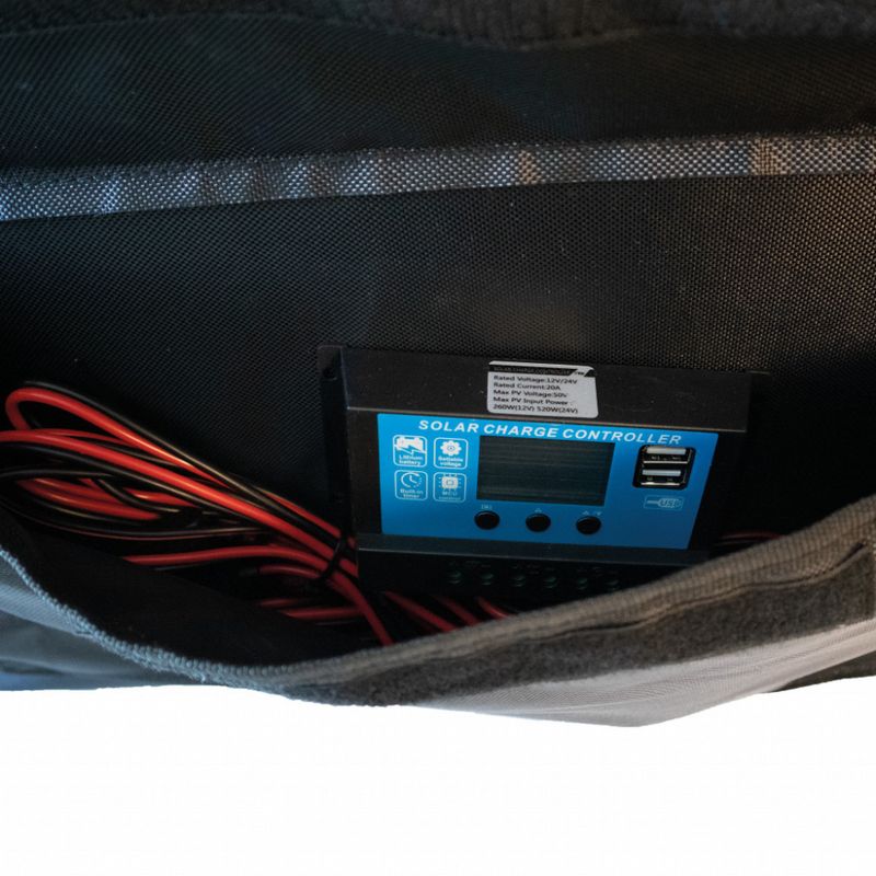 SKANBATT Sammenleggbart Solcellepanel 180W m/regulator
