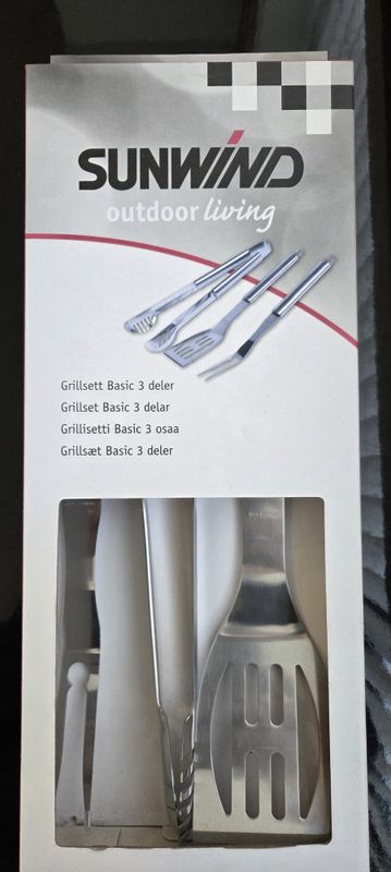 Grillsett Basic 3 deler - Sunwind